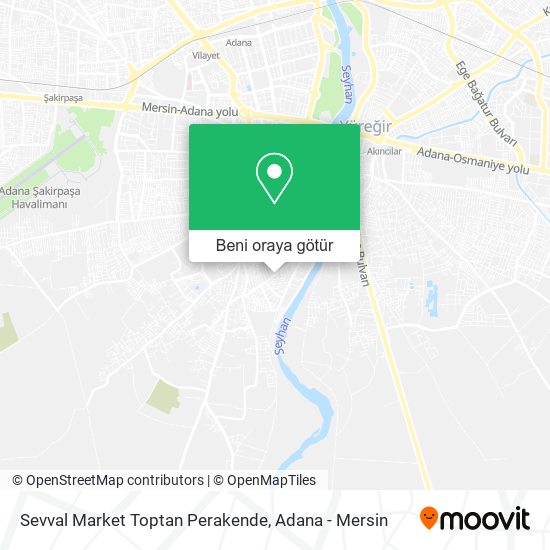 Sevval Market Toptan Perakende harita