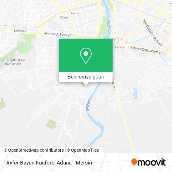 Ayfer Bayan Kuaförü harita