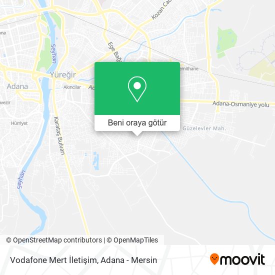 Vodafone Mert İletişim harita