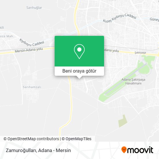 Zamuroğulları harita