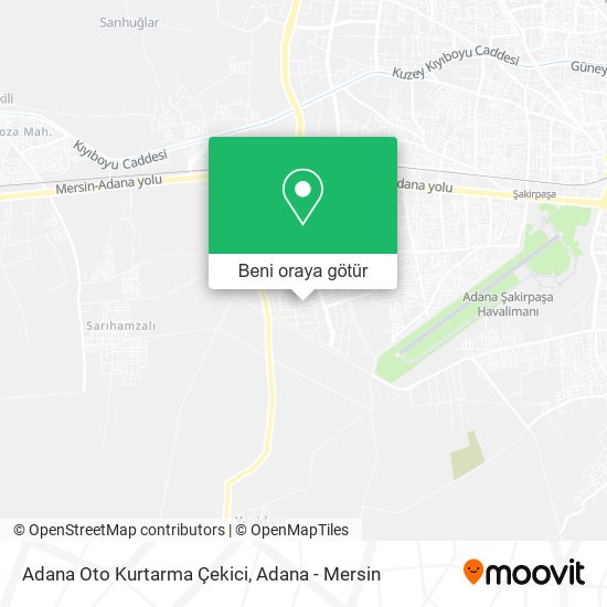 Adana Oto Kurtarma Çekici harita