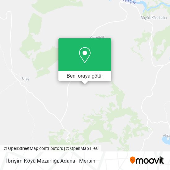 İbrişim Köyü Mezarlığı harita