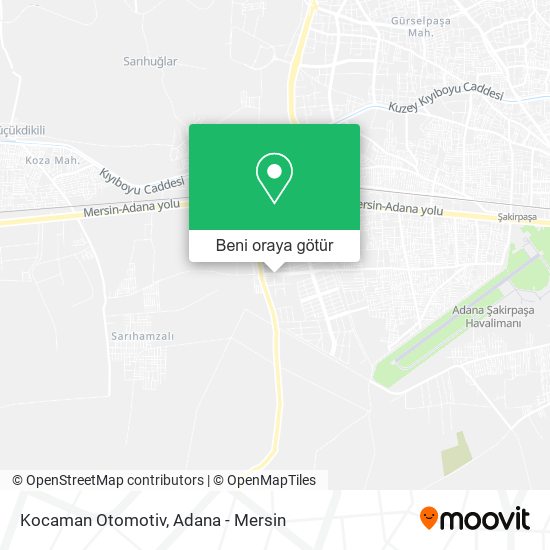 Kocaman Otomotiv harita
