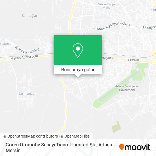 Gören Otomotiv Sanayi Ticaret Limited Şti. harita
