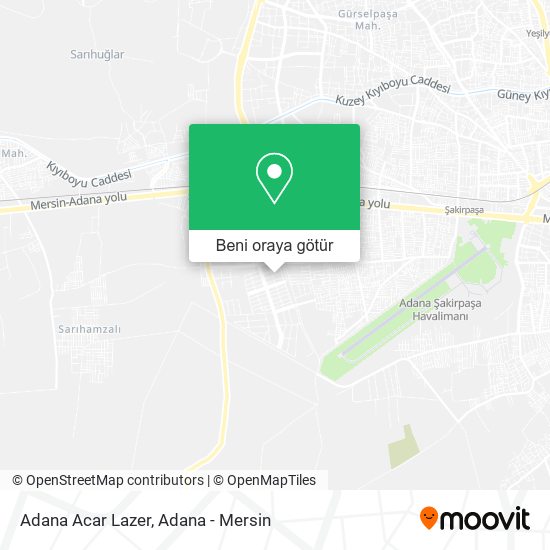 Adana Acar Lazer harita
