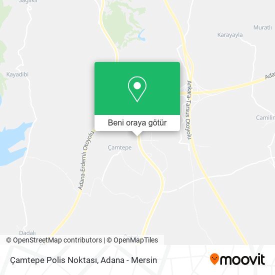 Çamtepe Polis Noktası harita