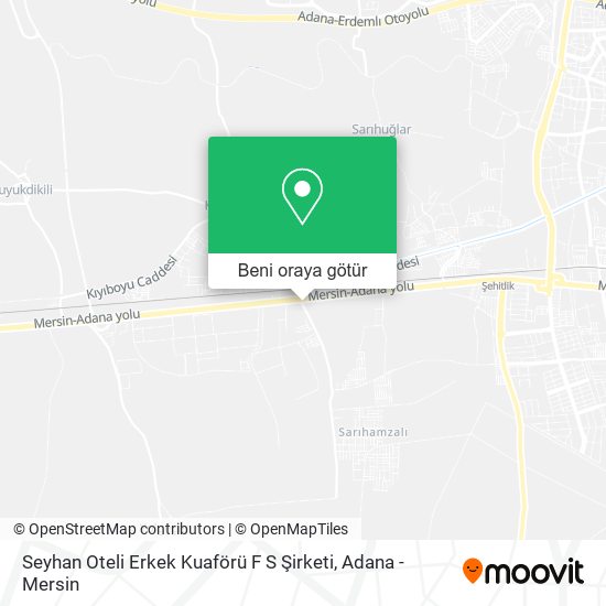 Seyhan Oteli Erkek Kuaförü F S Şirketi harita
