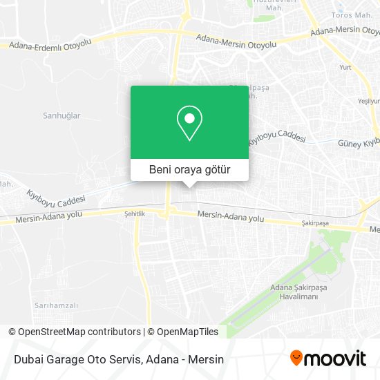 Dubai Garage Oto Servis harita