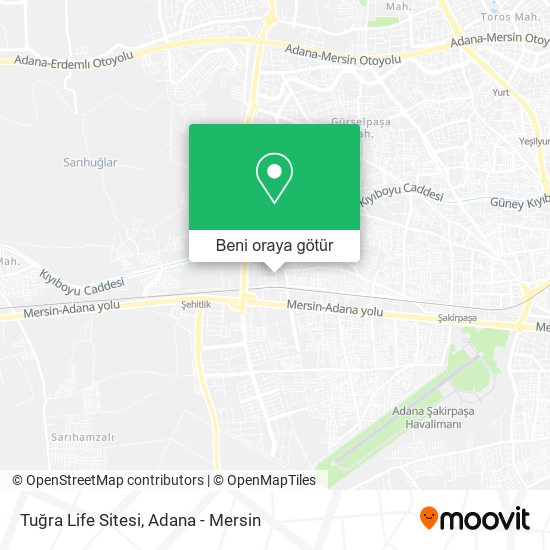 Tuğra Life Sitesi harita