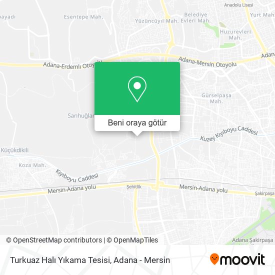 Turkuaz Halı Yıkama Tesisi harita