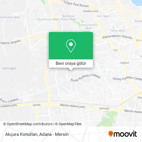 Akçura Konutları harita