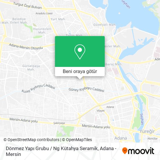 Dönmez Yapı Grubu / Ng Kütahya Seramik harita