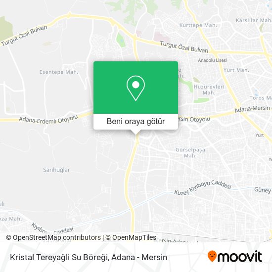 Kristal Tereyağli Su Böreği harita
