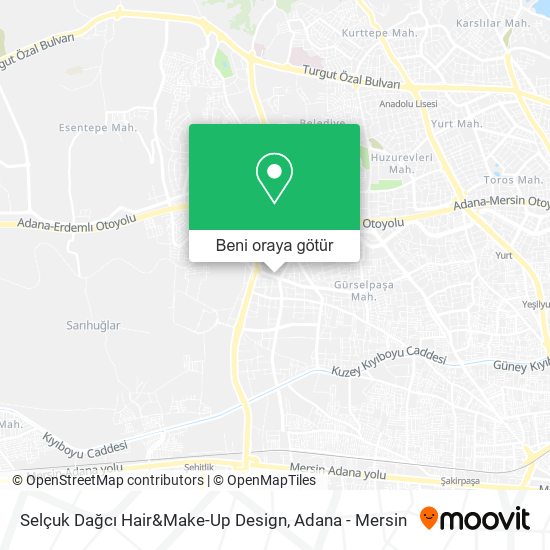 Selçuk Dağcı Hair&Make-Up Design harita