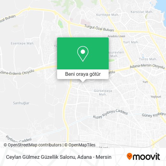 Ceylan Gülmez Güzellik Salonu harita