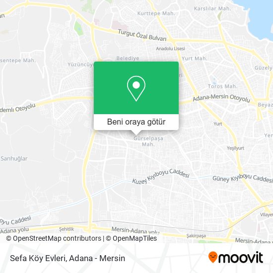 Sefa Köy Evleri harita