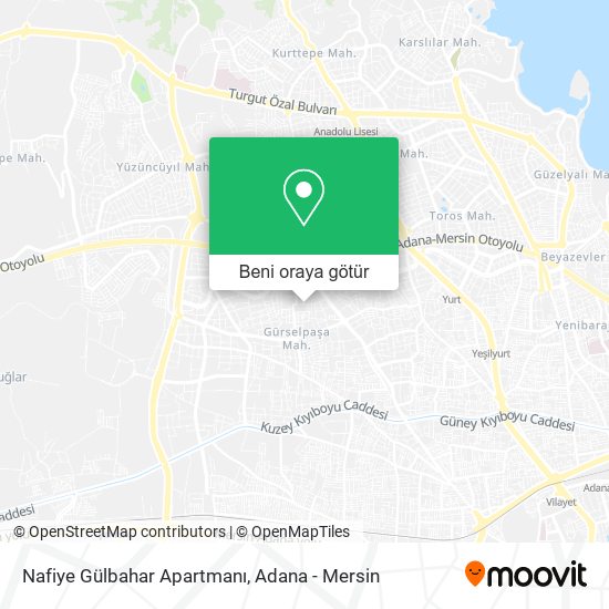 Nafiye Gülbahar Apartmanı harita