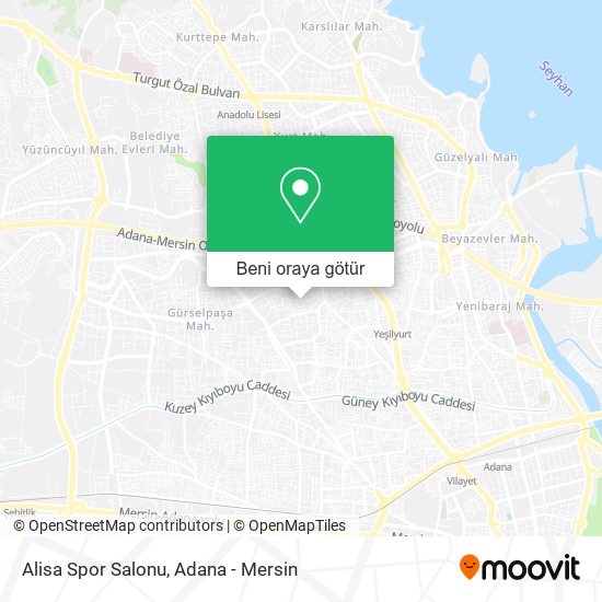 Alisa Spor Salonu harita