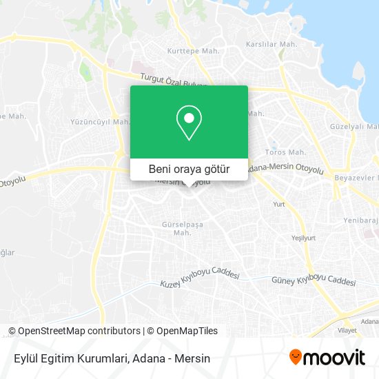 Eylül Egitim Kurumlari harita