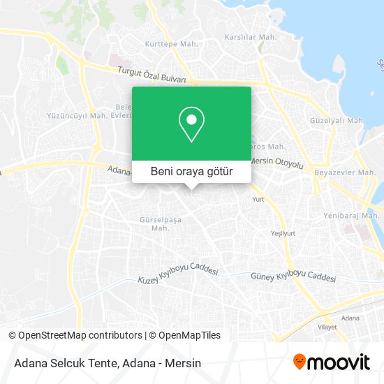 Adana Selcuk Tente harita