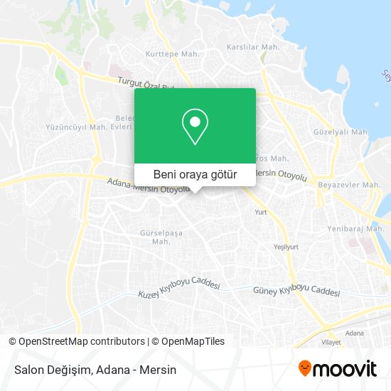 Salon Değişim harita