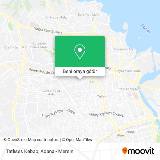 Tatlıses Kebap harita