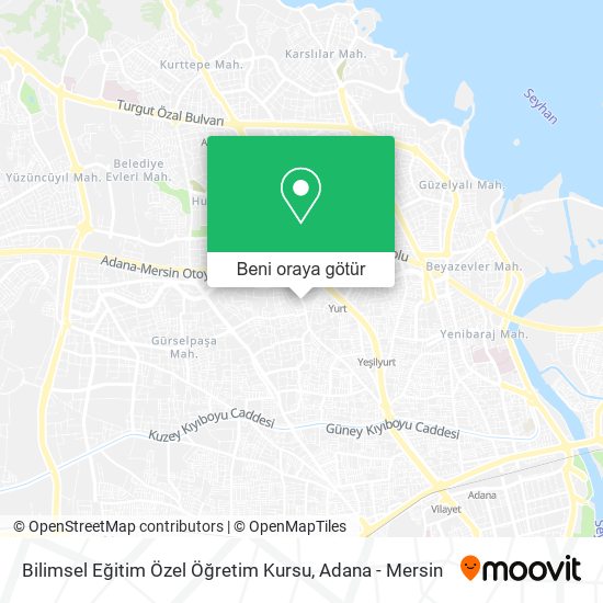 Bilimsel Eğitim Özel Öğretim Kursu harita