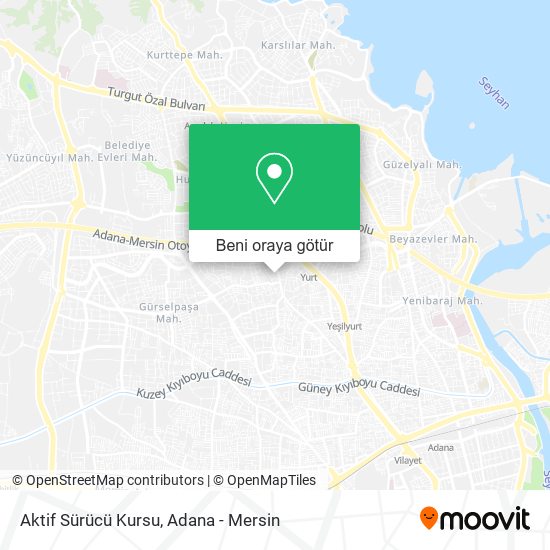 Aktif Sürücü Kursu harita