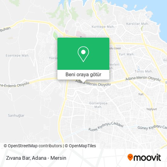 Zıvana Bar harita