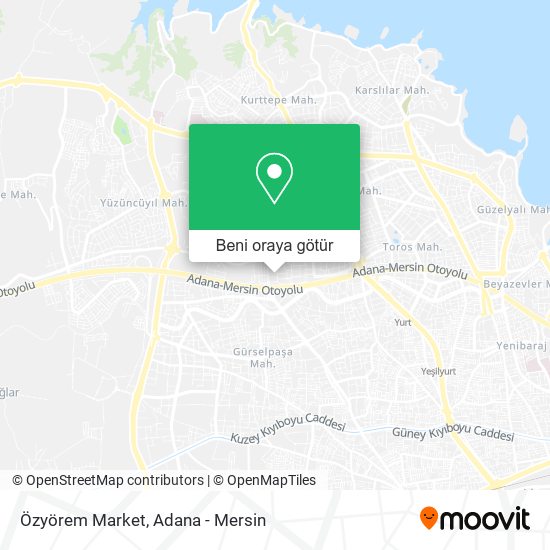 Özyörem Market harita