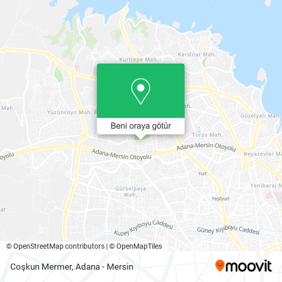 Coşkun Mermer harita