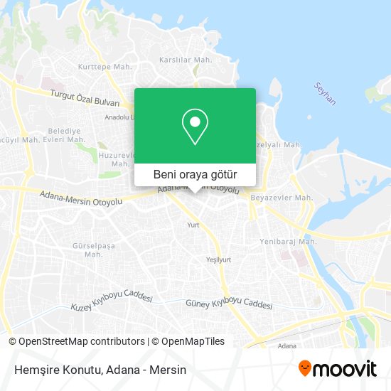 Hemşire Konutu harita