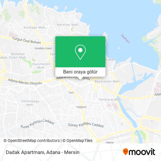 Dadak Apartmanı harita