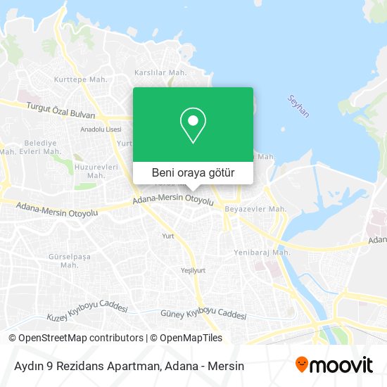 Aydın 9 Rezidans Apartman harita