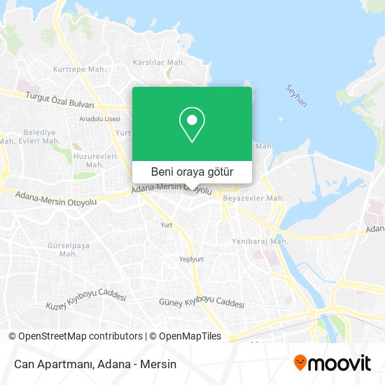 Can Apartmanı harita