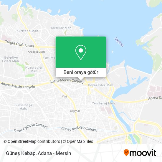 Güneş Kebap harita