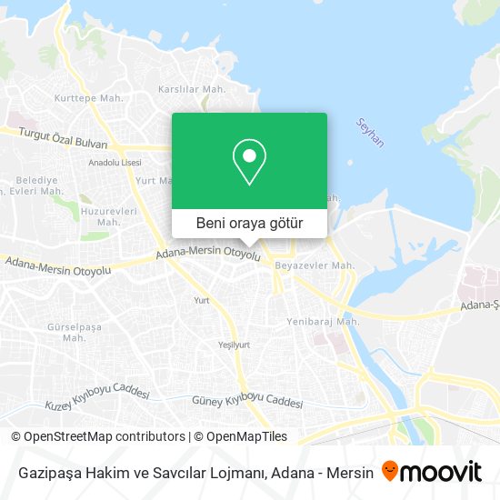 Gazipaşa Hakim ve Savcılar Lojmanı harita