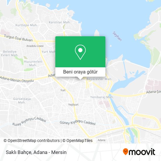 Saklı Bahçe harita