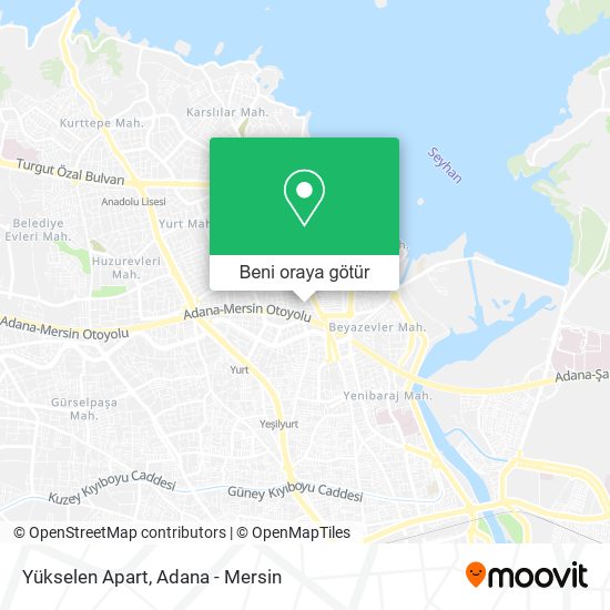 Yükselen Apart harita