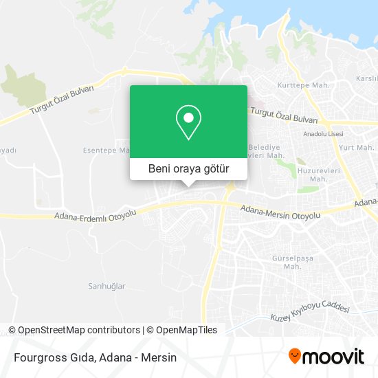 Fourgross Gıda harita