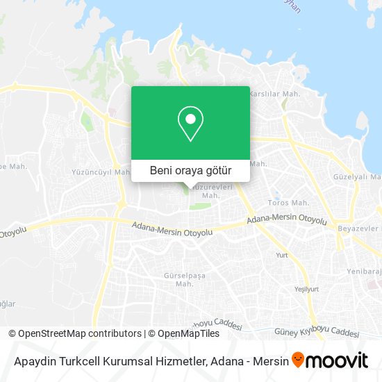 Apaydin Turkcell Kurumsal Hizmetler harita