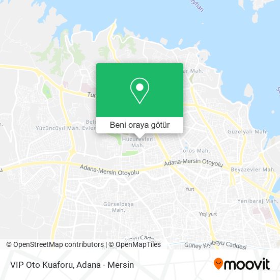 VIP Oto Kuaforu harita