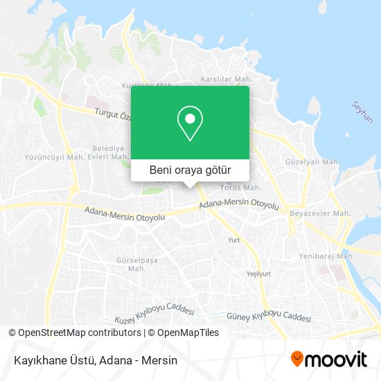 Kayıkhane Üstü harita