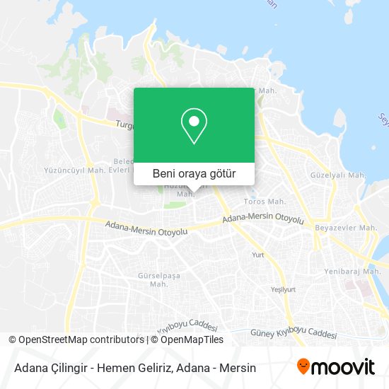 Adana Çilingir - Hemen Geliriz harita
