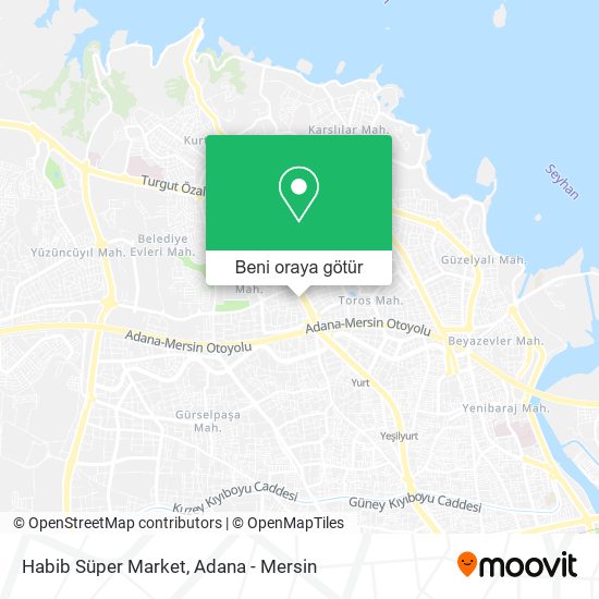 Habib Süper Market harita