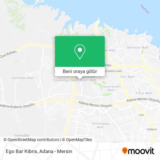 Ego Bar Kıbrıs harita