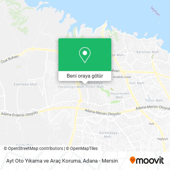 Ayt Oto Yıkama ve Araç Koruma harita
