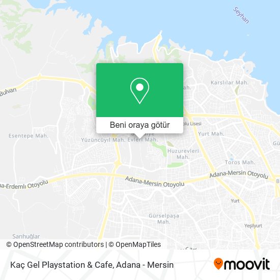 Kaç Gel Playstation & Cafe harita