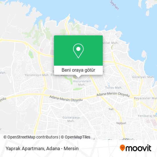 Yaprak Apartmanı harita
