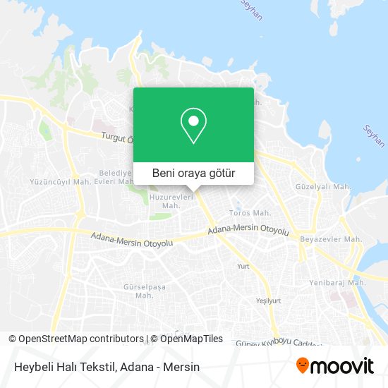 Heybeli Halı Tekstil harita